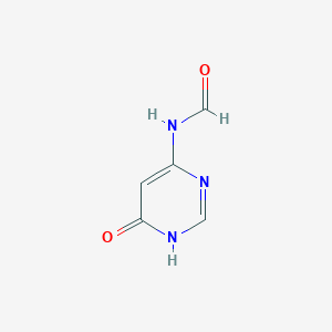 molecular formula C5H5N3O2 B13098119 N-(6-Oxo-1,6-dihydropyrimidin-4-yl)formamide 
