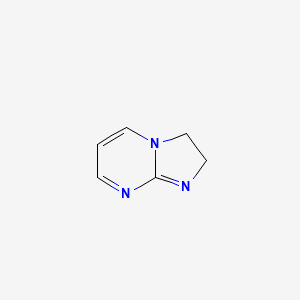 molecular formula C6H7N3 B13098279 2,3-Dihydroimidazo[1,2-a]pyrimidine 