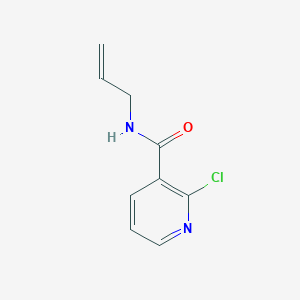 molecular formula C9H9ClN2O B1309829 N-烯丙基-2-氯烟酰胺 CAS No. 545372-93-8