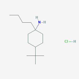 molecular formula C14H30ClN B13098295 Cis-1-Butyl-4-tert-butylcyclohexylamine hydrochloride 