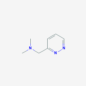 molecular formula C7H11N3 B13098408 N,N-Dimethyl-1-(pyridazin-3-yl)methanamine 