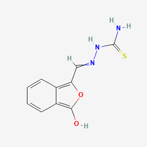 molecular formula C10H9N3O2S B1309853 2-{[3-oxo-2-benzofuran-1(3H)-yliden]methyl}-1-hydrazinecarbothioamide 