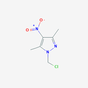 molecular formula C6H8ClN3O2 B1309862 1-(chloromethyl)-3,5-dimethyl-4-nitro-1H-pyrazole CAS No. 51355-91-0