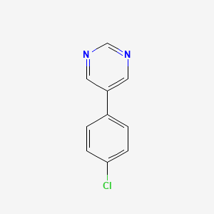 molecular formula C10H7ClN2 B1309864 5-(4-Chlorophenyl)pyrimidine CAS No. 82525-17-5