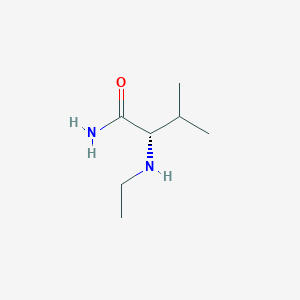 molecular formula C7H16N2O B13098654 N-EthylL-Z-Valinamide 