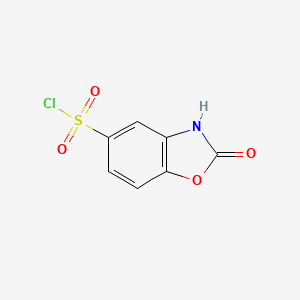 molecular formula C7H4ClNO4S B1309868 2-Oxo-2,3-dihydro-1,3-benzoxazole-5-sulfonyl chloride CAS No. 78633-41-7
