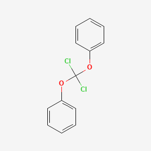 molecular formula C13H10Cl2O2 B1309874 Dichlorodiphenoxymethane CAS No. 4885-03-4
