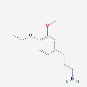 molecular formula C13H21NO2 B1309888 3-(3,4-Diethoxyphenyl)propan-1-amine CAS No. 878684-94-7