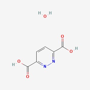 molecular formula C6H6N2O5 B13098885 Pyridazinic dicarboxylic acid CAS No. 849223-55-8