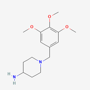 molecular formula C15H24N2O3 B1309891 1-(3,4,5-三甲氧基苯基)哌啶-4-胺 CAS No. 57645-65-5