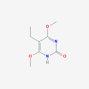 molecular formula C8H12N2O3 B13098987 5-Ethyl-4,6-dimethoxypyrimidin-2(1H)-one 