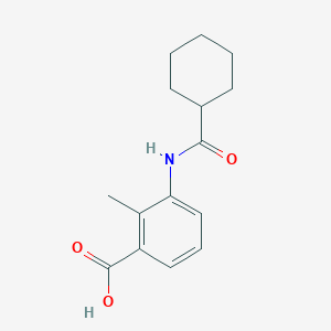 3-(Cyclohexanecarbonyl-amino)-2-methyl-benzoic acid