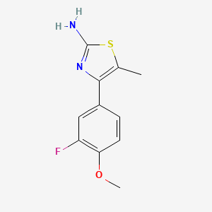4-(3-Fluoro-4-methoxy-phenyl)-5-methyl-thiazol-2-ylamine