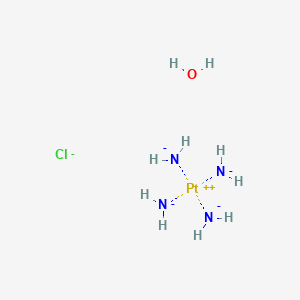molecular formula ClH10N4OPt-3 B13099237 Tetraammineplatinum dichloride xhydrate 