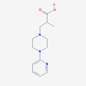 2-Methyl-3-(4-pyridin-2-yl-piperazin-1-yl)-propionic acid