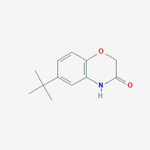 molecular formula C12H15NO2 B1309945 6-(tert-butyl)-2H-1,4-benzoxazin-3(4H)-one CAS No. 6238-96-6