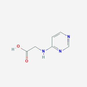 molecular formula C6H7N3O2 B13099542 2-(Pyrimidin-4-ylamino)acetic acid CAS No. 72971-95-0