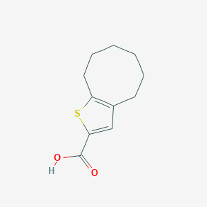 4,5,6,7,8,9-Hexahydrocycloocta[b]thiophene-2-carboxylic acid