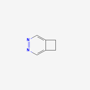 molecular formula C6H6N2 B13099602 3,4-Diazabicyclo[4.2.0]octa-1,3,5-triene CAS No. 7490-58-6