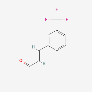 molecular formula C11H9F3O B1309961 1-[3-(Trifluoromethyl)phenyl]but-1-en-3-one CAS No. 80992-92-3