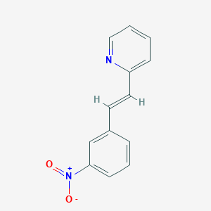 molecular formula C13H10N2O2 B1309964 2-(m-Nitrostyryl)pyridine CAS No. 5425-74-1