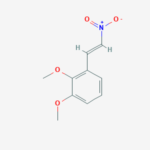 molecular formula C10H11NO4 B1309966 (E)-1,2-Dimethoxy-3-(2-nitrovinyl)benzene CAS No. 2815-67-0