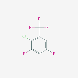 molecular formula C7H2ClF5 B13099739 2-Chloro-3,5-difluorobenzotrifluoride CAS No. 1261733-98-5