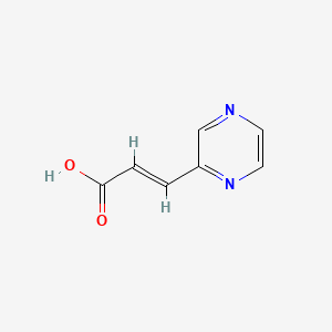 molecular formula C7H6N2O2 B1309974 (2E)-3-pyrazin-2-ylacrylic acid CAS No. 6705-27-7