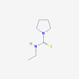 molecular formula C7H14N2S B13099957 N-Ethylpyrrolidine-1-carbothioamide 