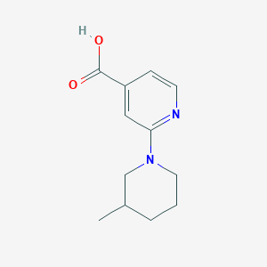 2-(3-Methylpiperidin-1-yl)pyridine-4-carboxylic acid