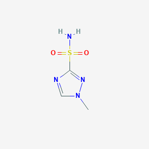 molecular formula C3H6N4O2S B13100000 1-methyl-1H-1,2,4-triazole-3-sulfonamide 