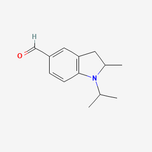 1-Isopropyl-2-methyl-2,3-dihydro-1H-indole-5-carbaldehyde