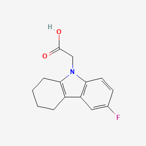 (6-Fluoro-1,2,3,4-tetrahydro-carbazol-9-yl)-acetic acid