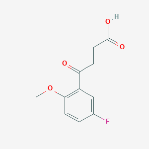 4-(5-Fluoro-2-methoxyphenyl)-4-oxobutanoic acid
