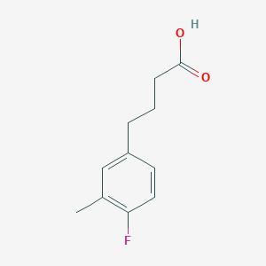 molecular formula C11H13FO2 B1310011 4-(4-Fluoro-3-methylphenyl)butanoic acid CAS No. 331-43-1