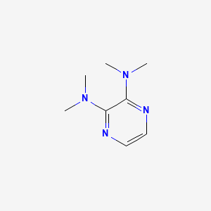 molecular formula C8H14N4 B13100279 N2,N2,N3,N3-Tetramethylpyrazine-2,3-diamine 