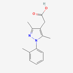 (3,5-Dimethyl-1-o-tolyl-1H-pyrazol-4-yl)-acetic acid