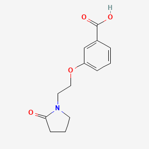 3-[2-(2-Oxo-pyrrolidin-1-yl)-ethoxy]-benzoic acid