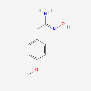 (1Z)-N'-hydroxy-2-(4-methoxyphenyl)ethanimidamide