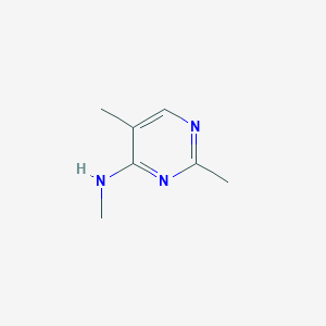 molecular formula C7H11N3 B13100612 N,2,5-Trimethylpyrimidin-4-amine 