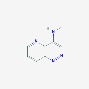 molecular formula C8H8N4 B13100775 N-Methylpyrido[3,2-c]pyridazin-4-amine CAS No. 65847-50-9