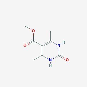 molecular formula C8H12N2O3 B13100803 Methyl 4,6-dimethyl-2-oxo-1,2,3,4-tetrahydropyrimidine-5-carboxylate 