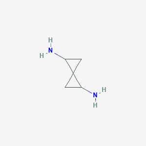 molecular formula C5H10N2 B13100871 Spiro[2.2]pentane-1,4-diamine 