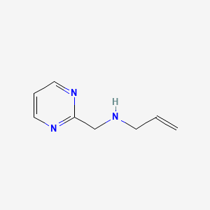 molecular formula C8H11N3 B13100900 N-(pyrimidin-2-ylmethyl)prop-2-en-1-amine 
