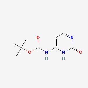molecular formula C9H13N3O3 B13100930 tert-Butyl (2-oxo-2,3-dihydropyrimidin-4-yl)carbamate CAS No. 172405-14-0