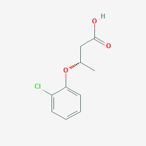 molecular formula C10H11ClO3 B13100936 (S)-3-(2-Chlorophenoxy)butanoic acid 