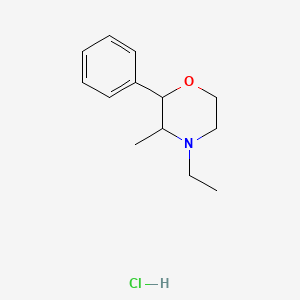 molecular formula C13H20ClNO B13101007 Phenmetetrazine Hydrochloride 