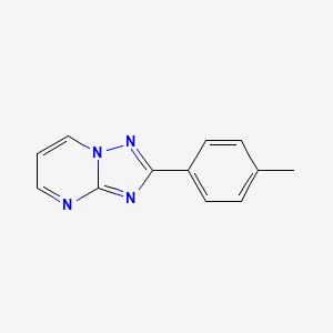 molecular formula C12H10N4 B13101068 [1,2,4]Triazolo[1,5-a]pyrimidine, 2-(4-methylphenyl)- CAS No. 62135-59-5