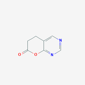 molecular formula C7H6N2O2 B13101159 5H-Pyrano[2,3-d]pyrimidin-7(6H)-one 