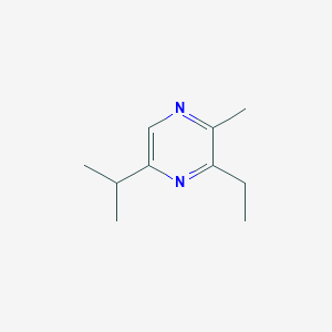 molecular formula C10H16N2 B13101264 3-Ethyl-5-isopropyl-2-methylpyrazine 